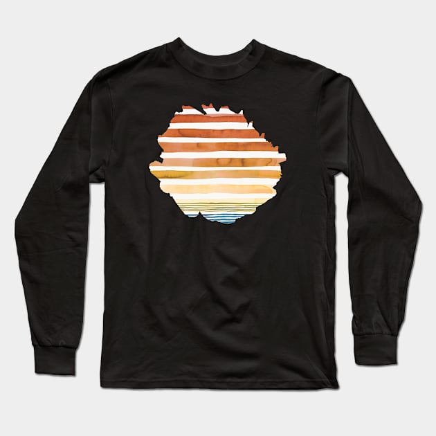 Stripes Long Sleeve T-Shirt by ninoladesign